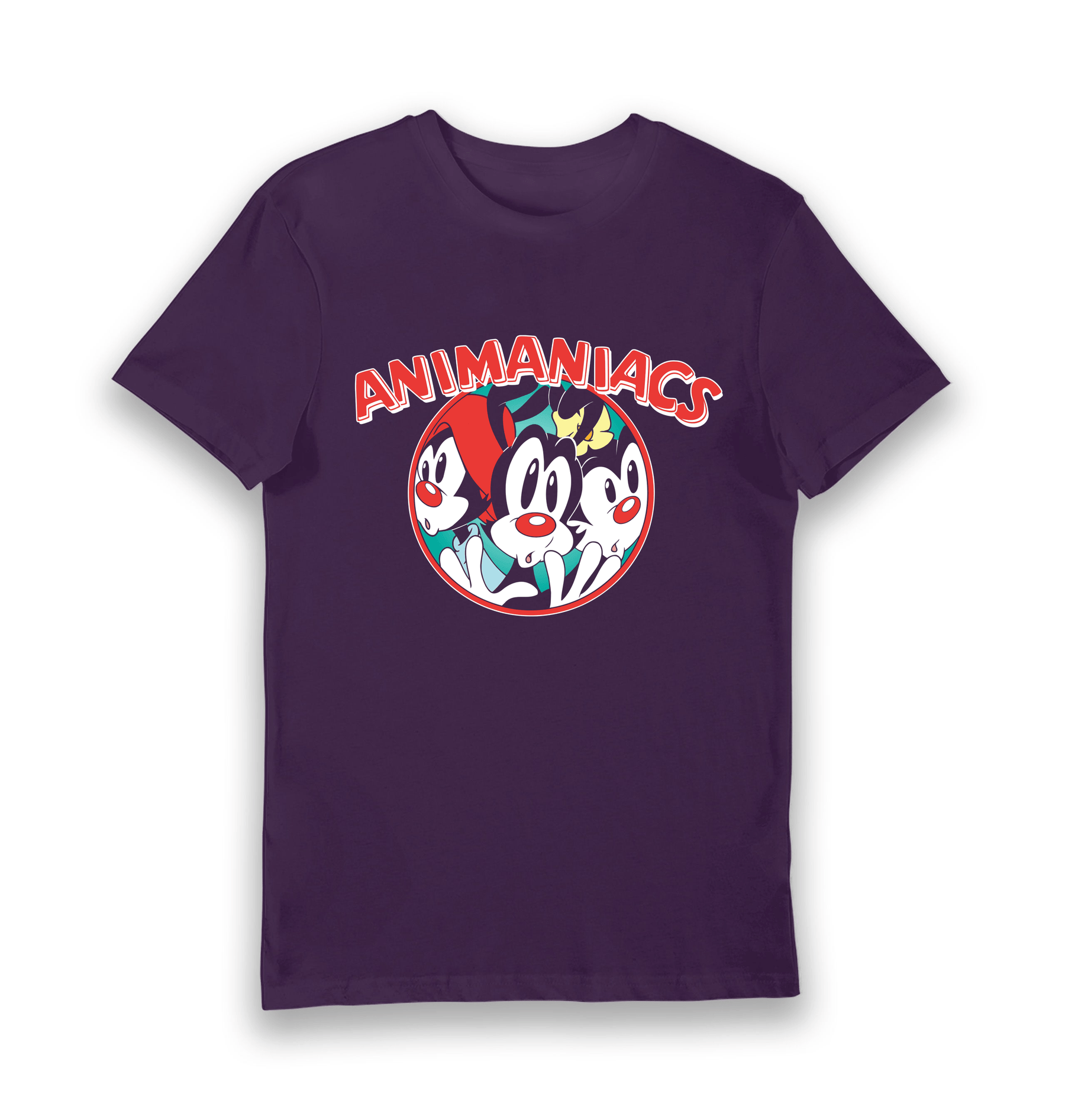 Purple Printed T-shirt Front