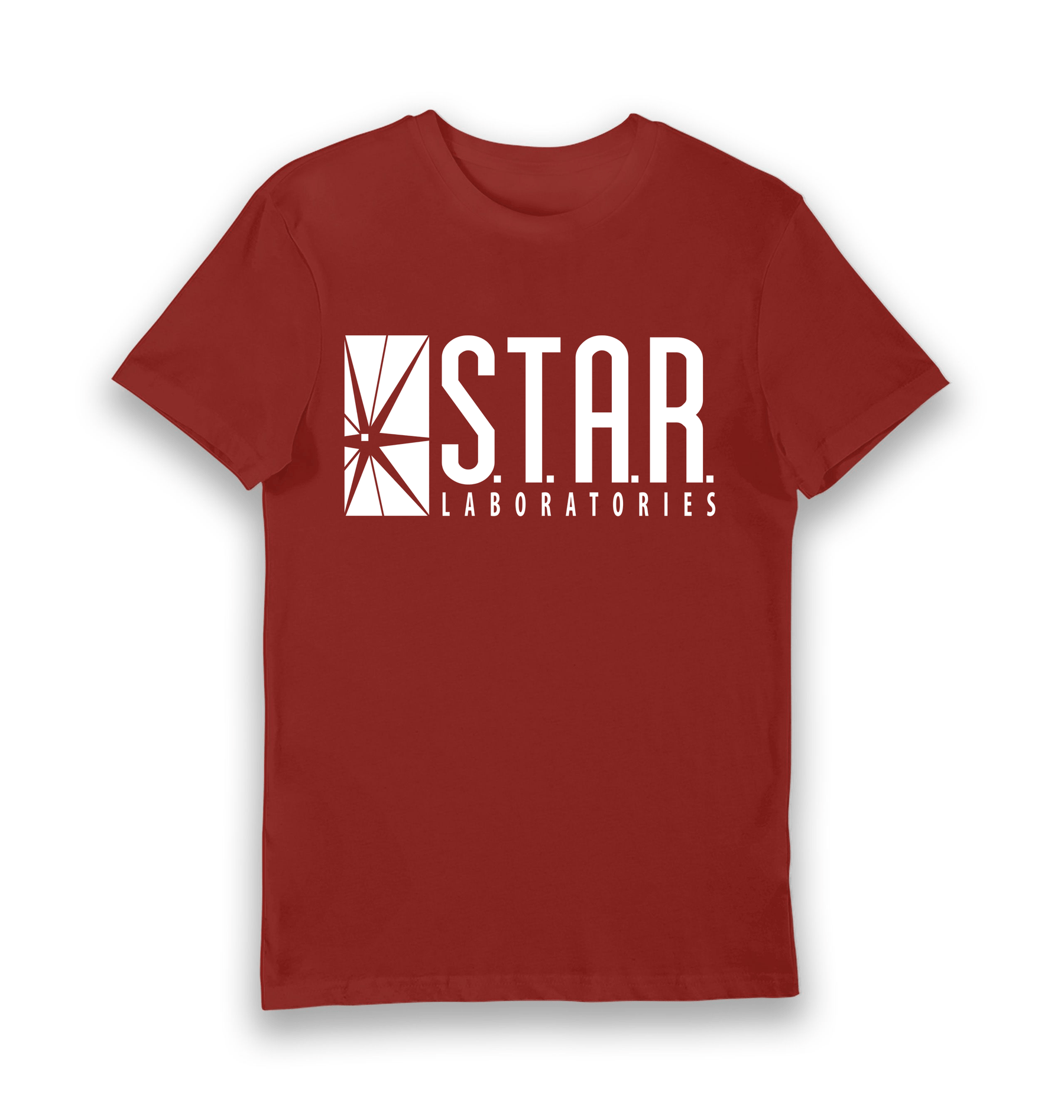 Brick Red Printed T-shirt Front