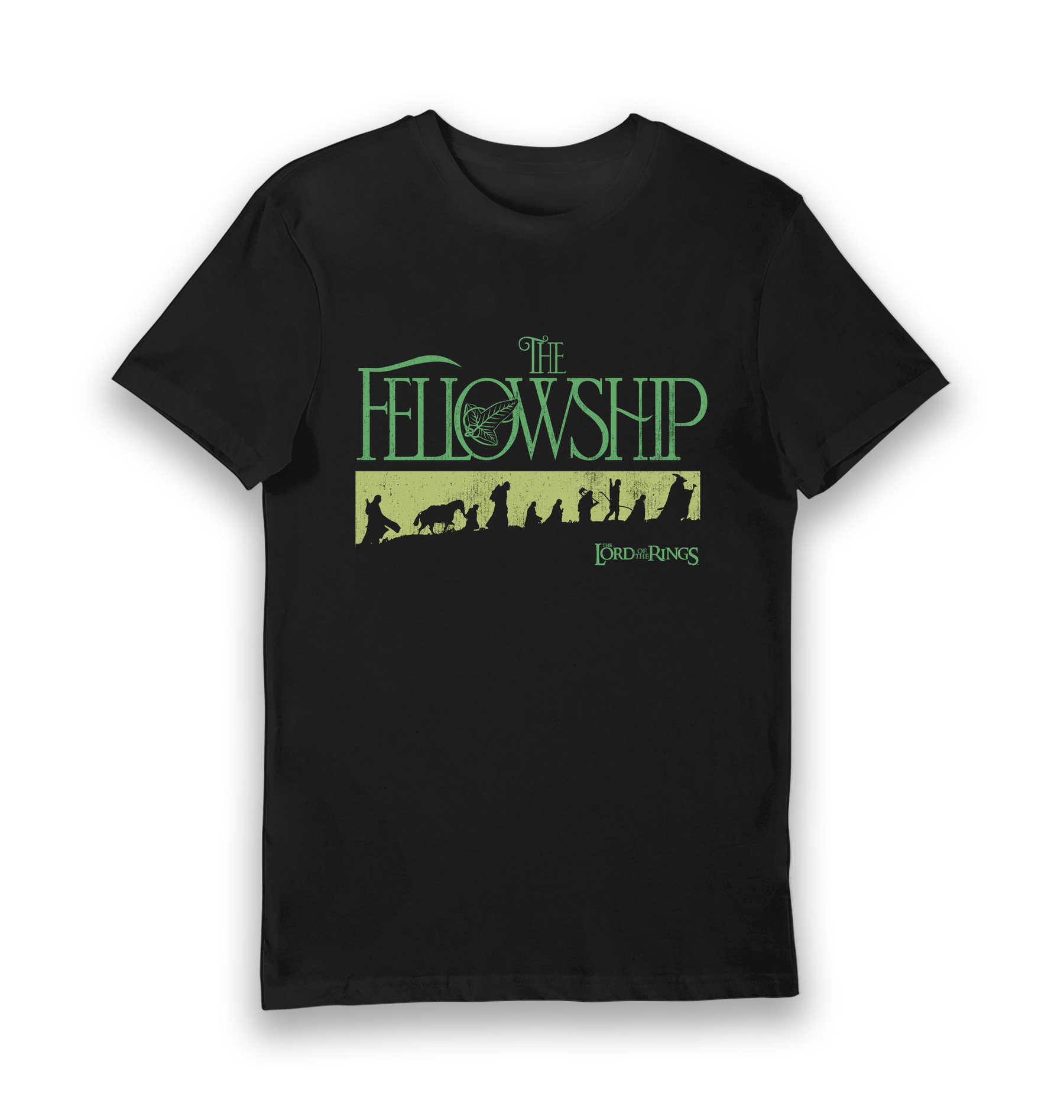 Black Printed T-shirt Front