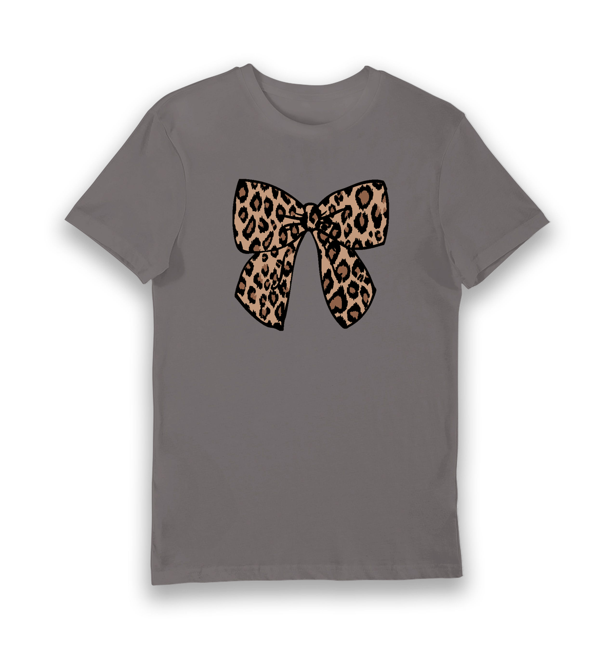 Charcoal Printed T-shirt Front