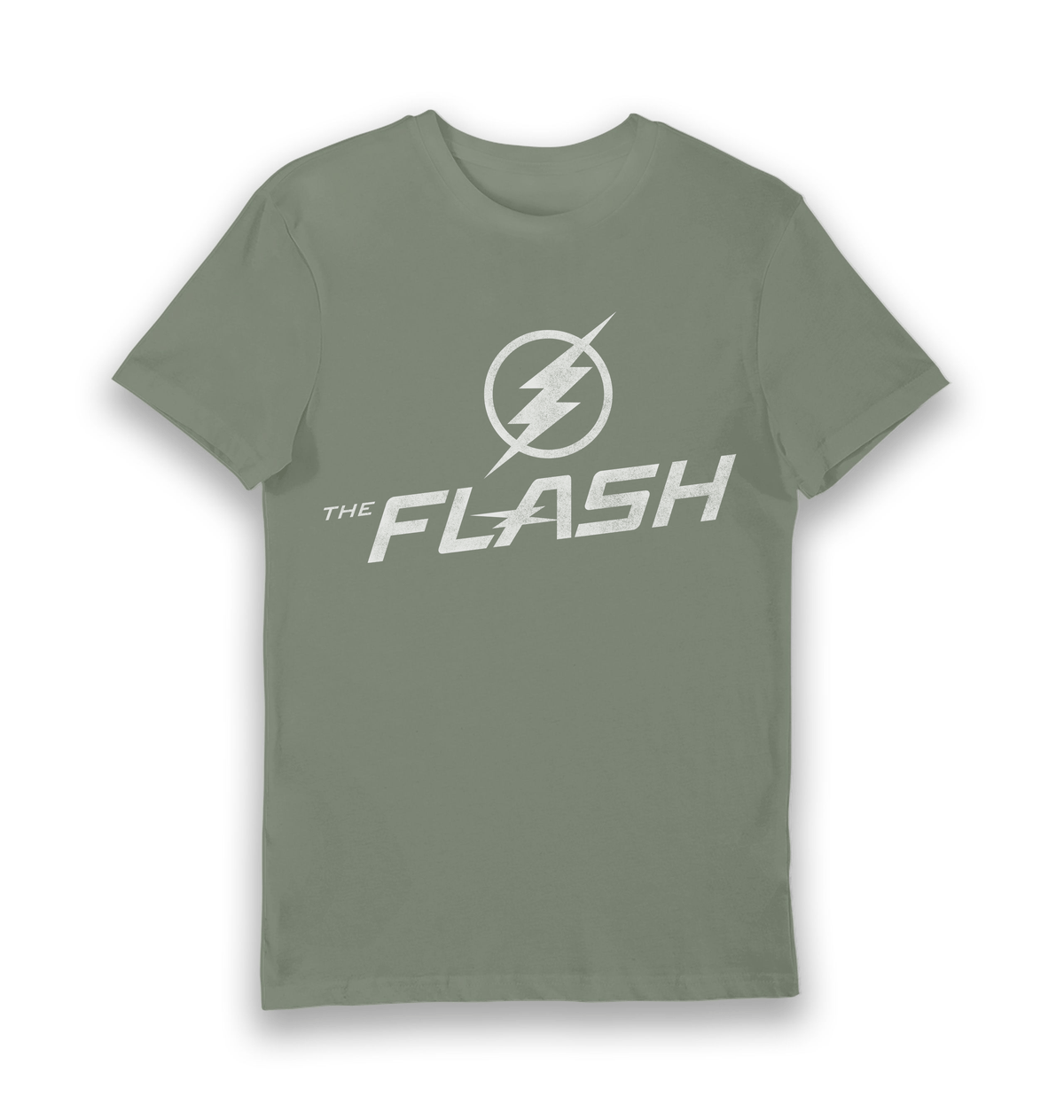 Khaki Printed T-shirt Front