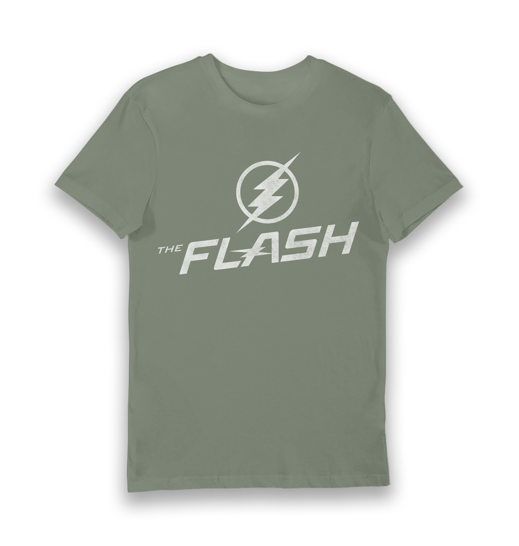 Khaki Printed T-shirt Front