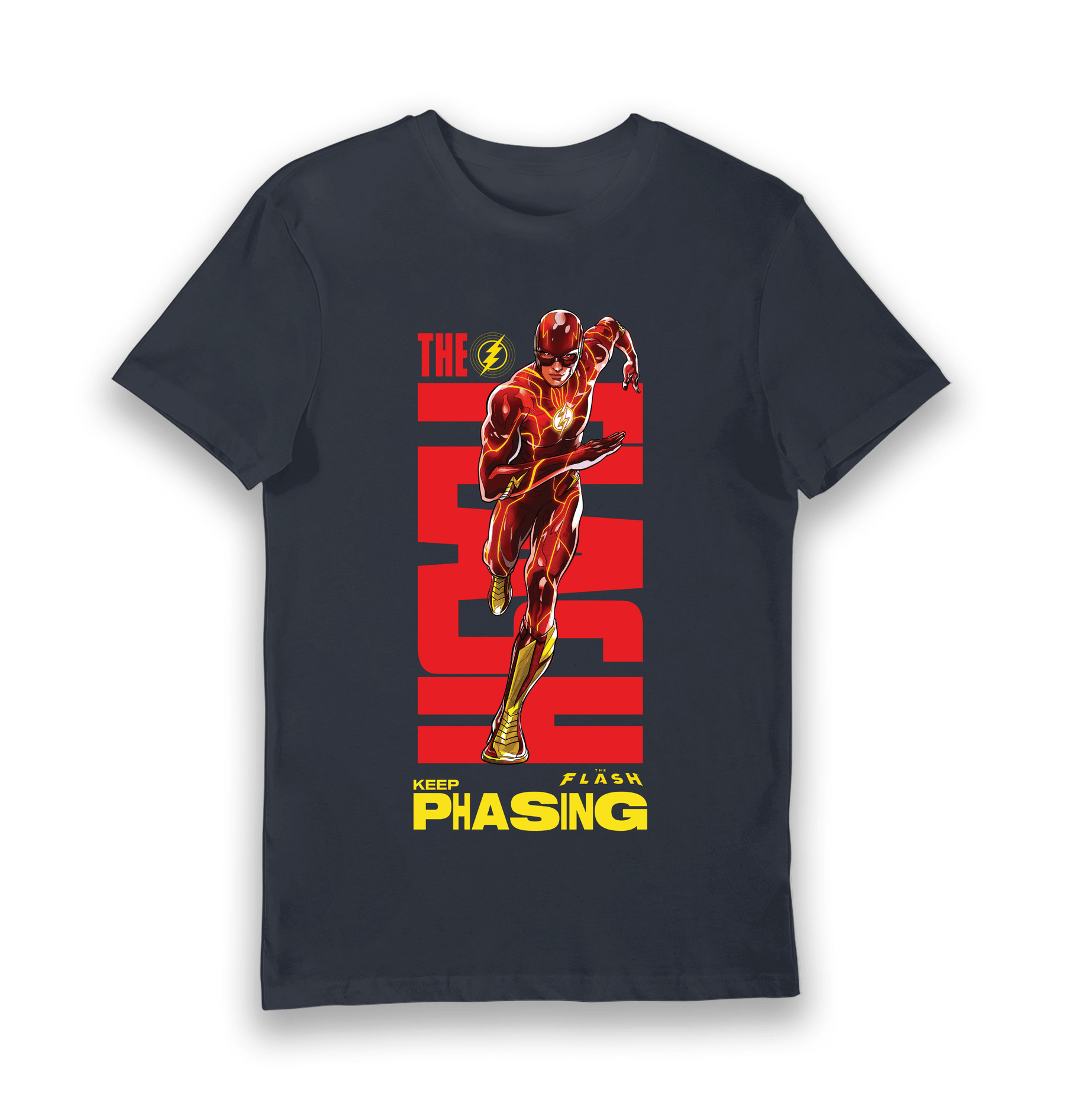 Navy Printed T-shirt Front
