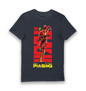Navy Printed T-shirt Front