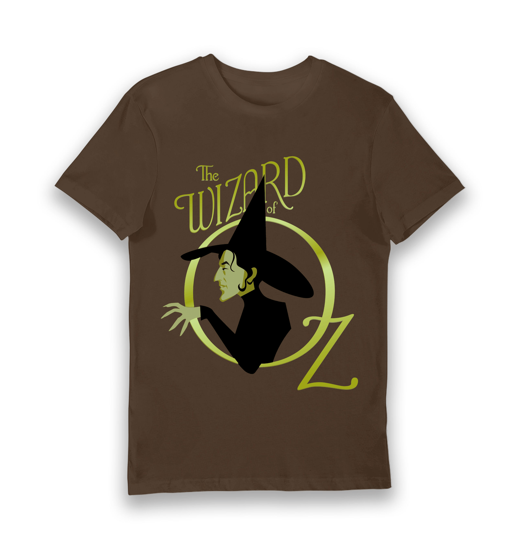 Brown Printed T-shirt Front