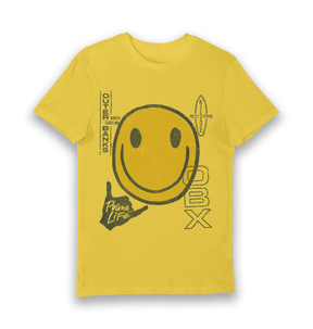 Yellow Printed T-shirt Front