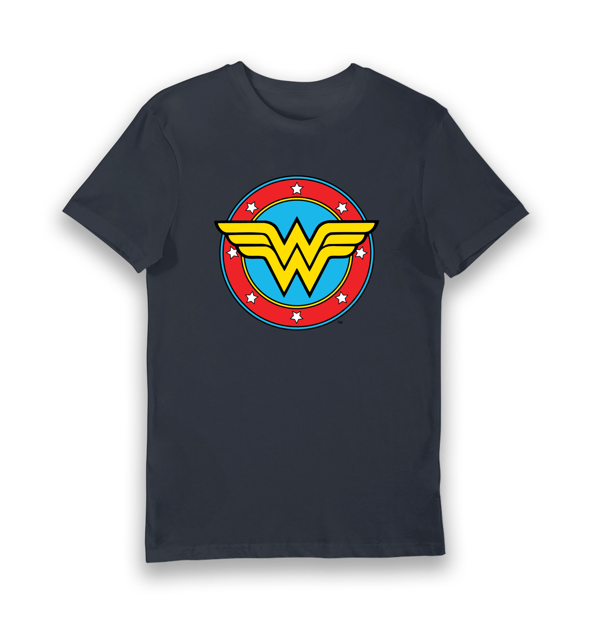 Navy Printed T-shirt Front