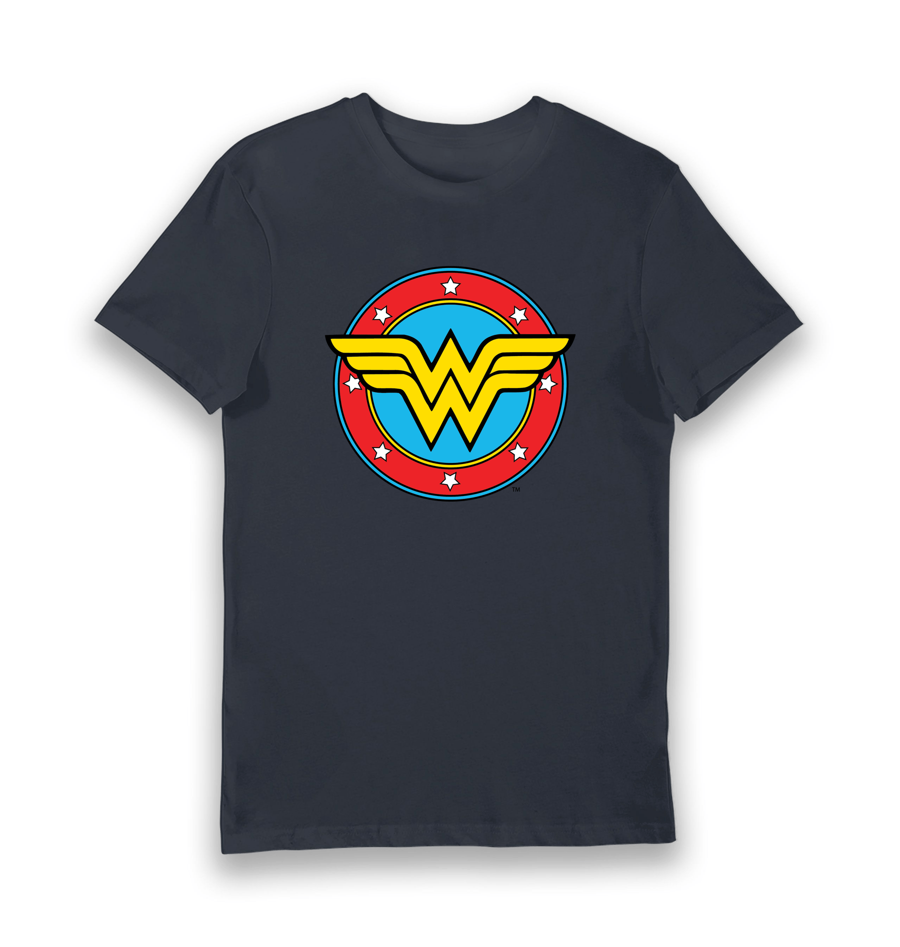 Navy Printed T-shirt Front