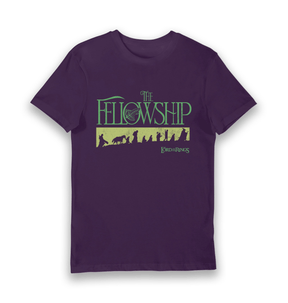 Purple Printed T-shirt Front