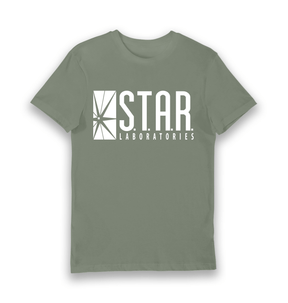 Khaki Printed T-shirt Front