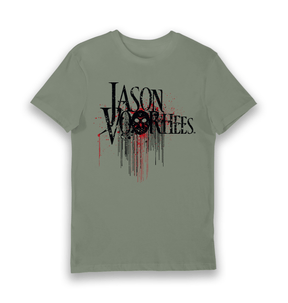 Khaki Printed T-shirt Front
