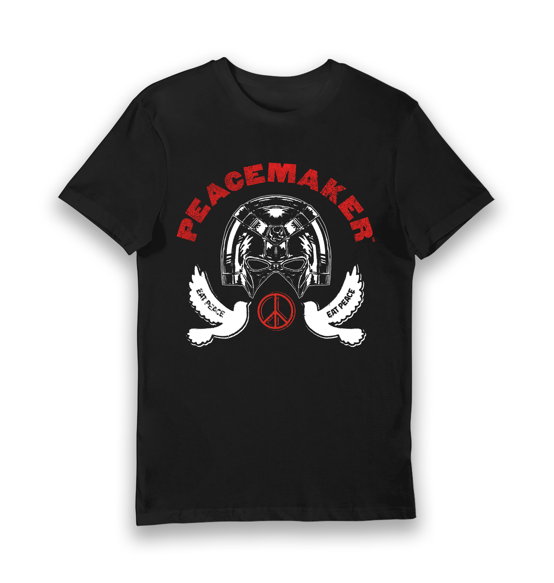Black Printed T-shirt Front
