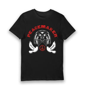 Black Printed T-shirt Front