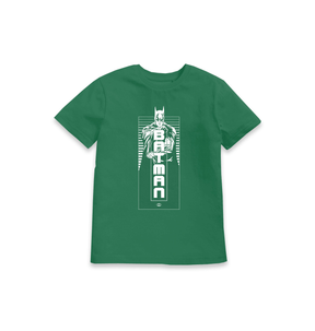 Green Printed Kids T-Shirt Front