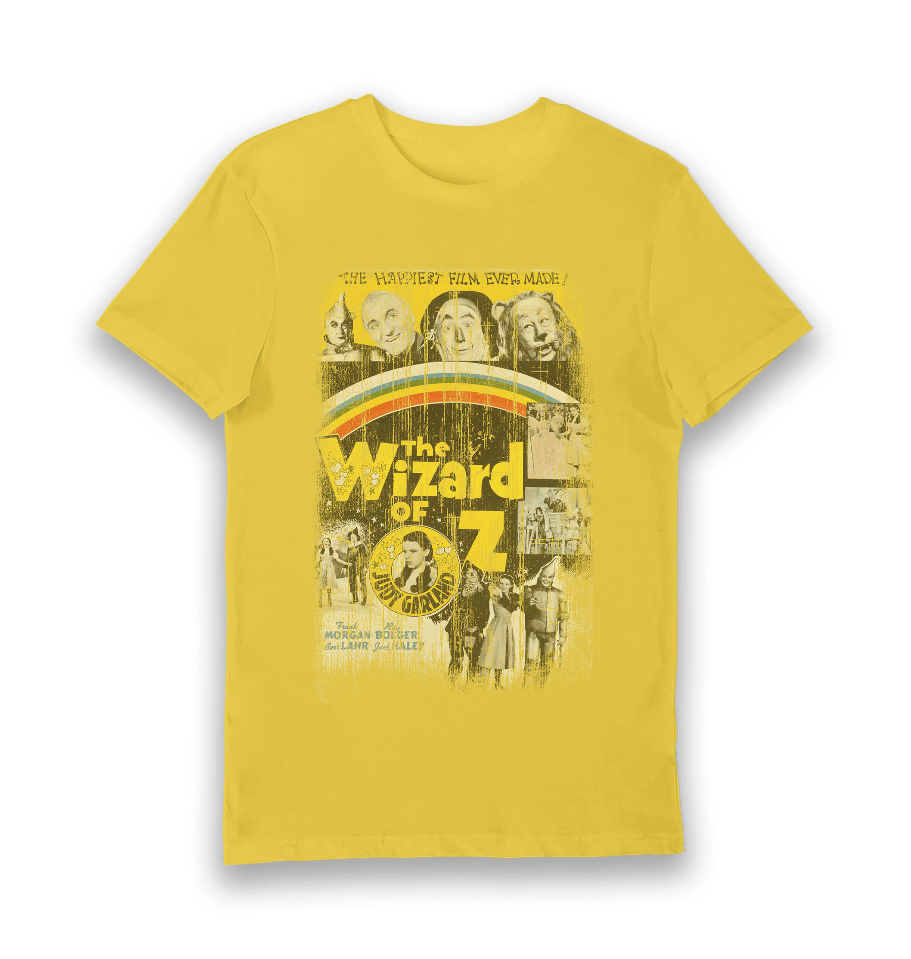 Yellow Printed T-shirt Front