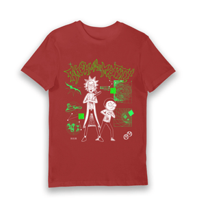 Red Printed T-shirt Front