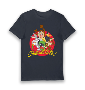 Navy Printed T-shirt Front