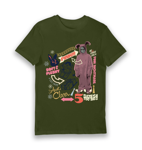 Forest Green Printed T-shirt Front