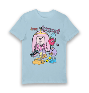 Light Blue Printed T-shirt Front