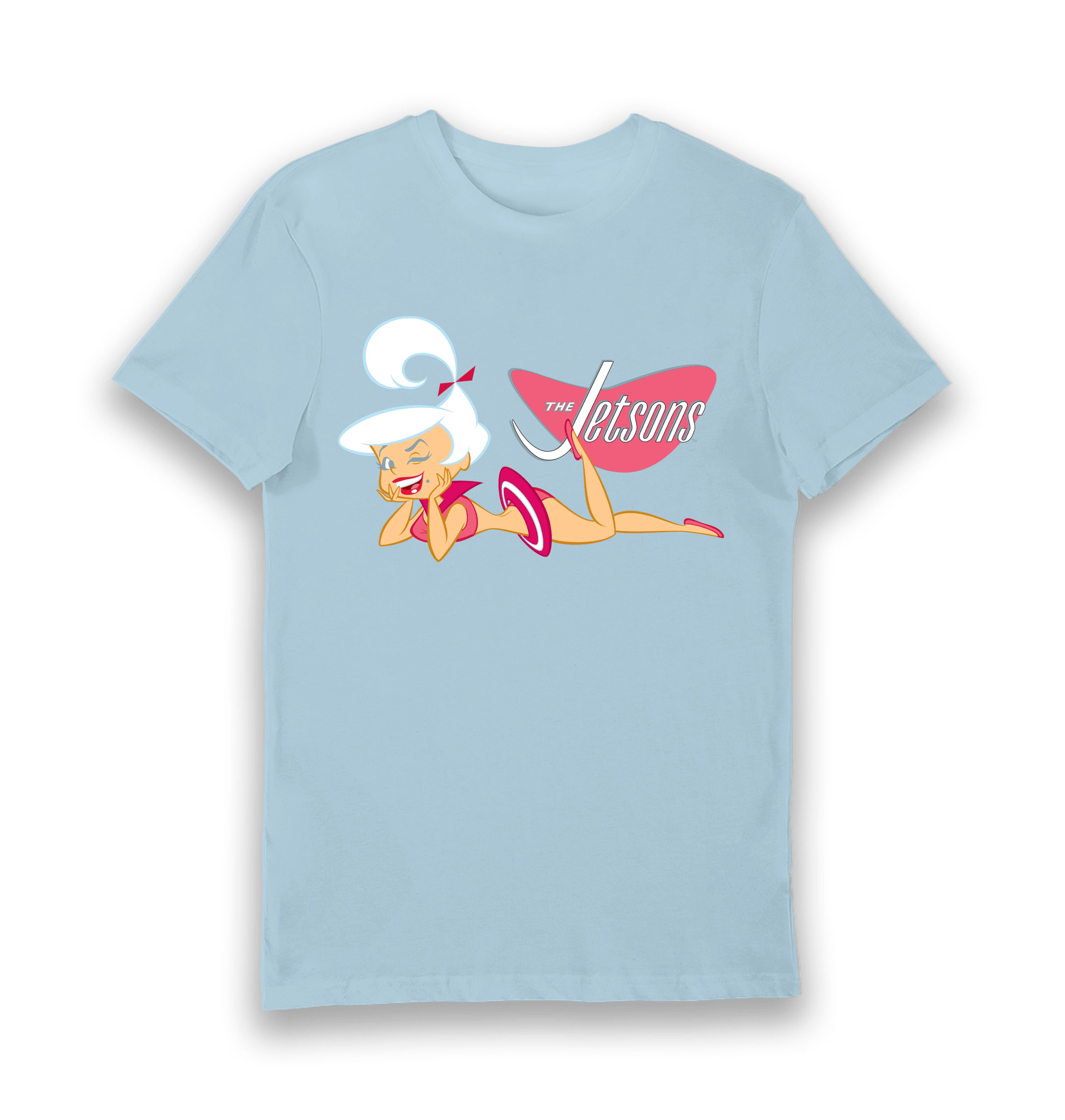 Light Blue Printed T-shirt Front