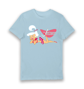 Light Blue Printed T-shirt Front