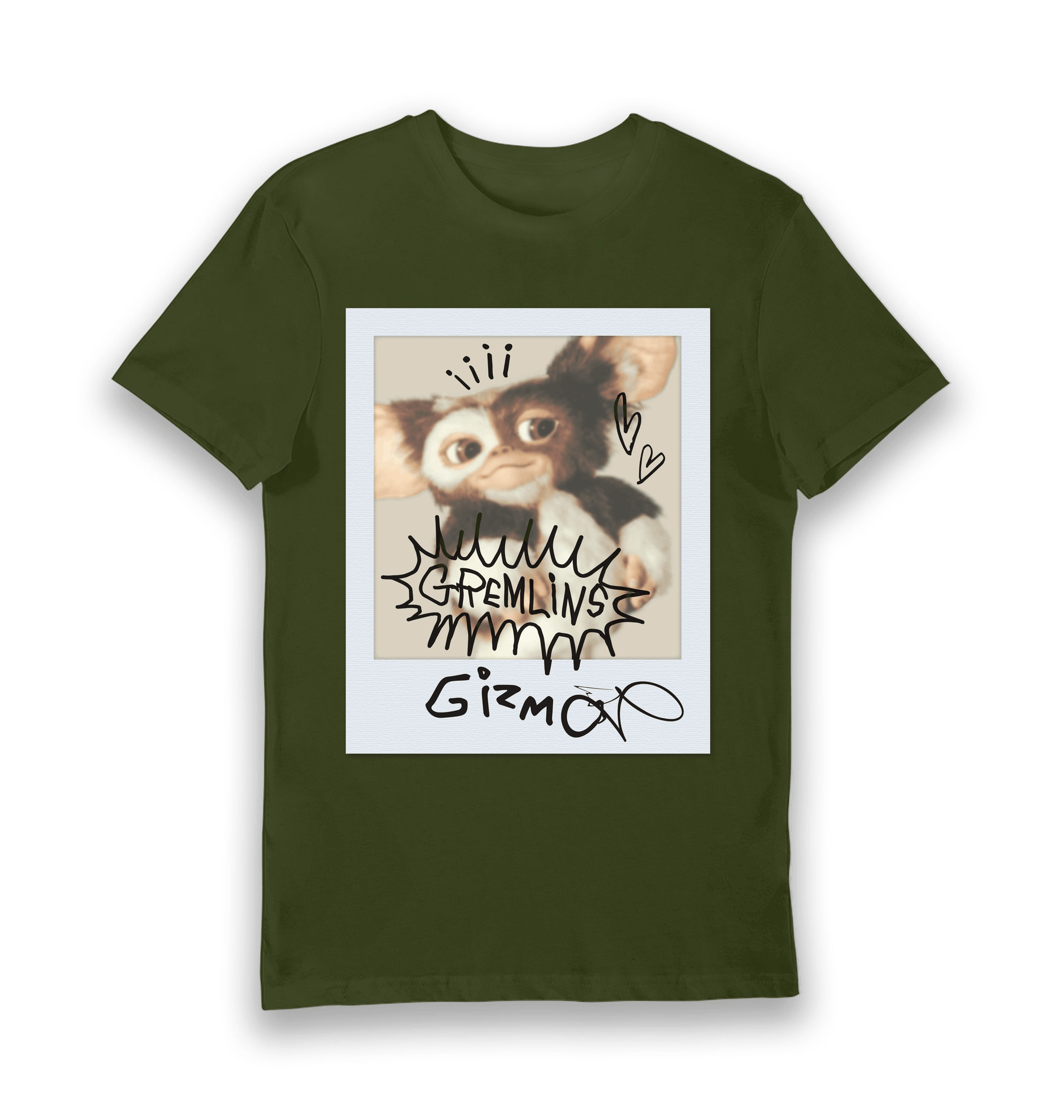 Forest Green Printed T-shirt Front