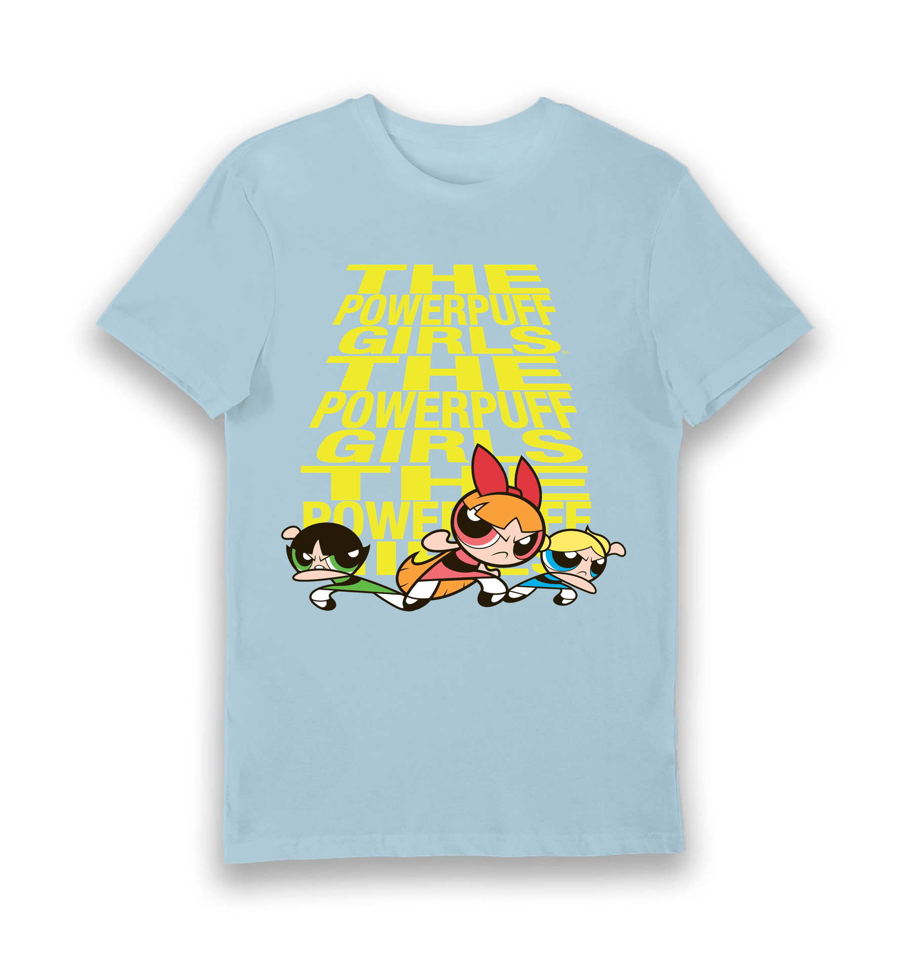 Light Blue Printed T-shirt Front