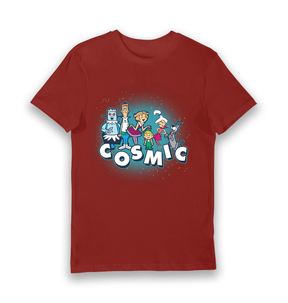 Brick Red Printed T-shirt Front
