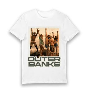 White Printed T-shirt Front