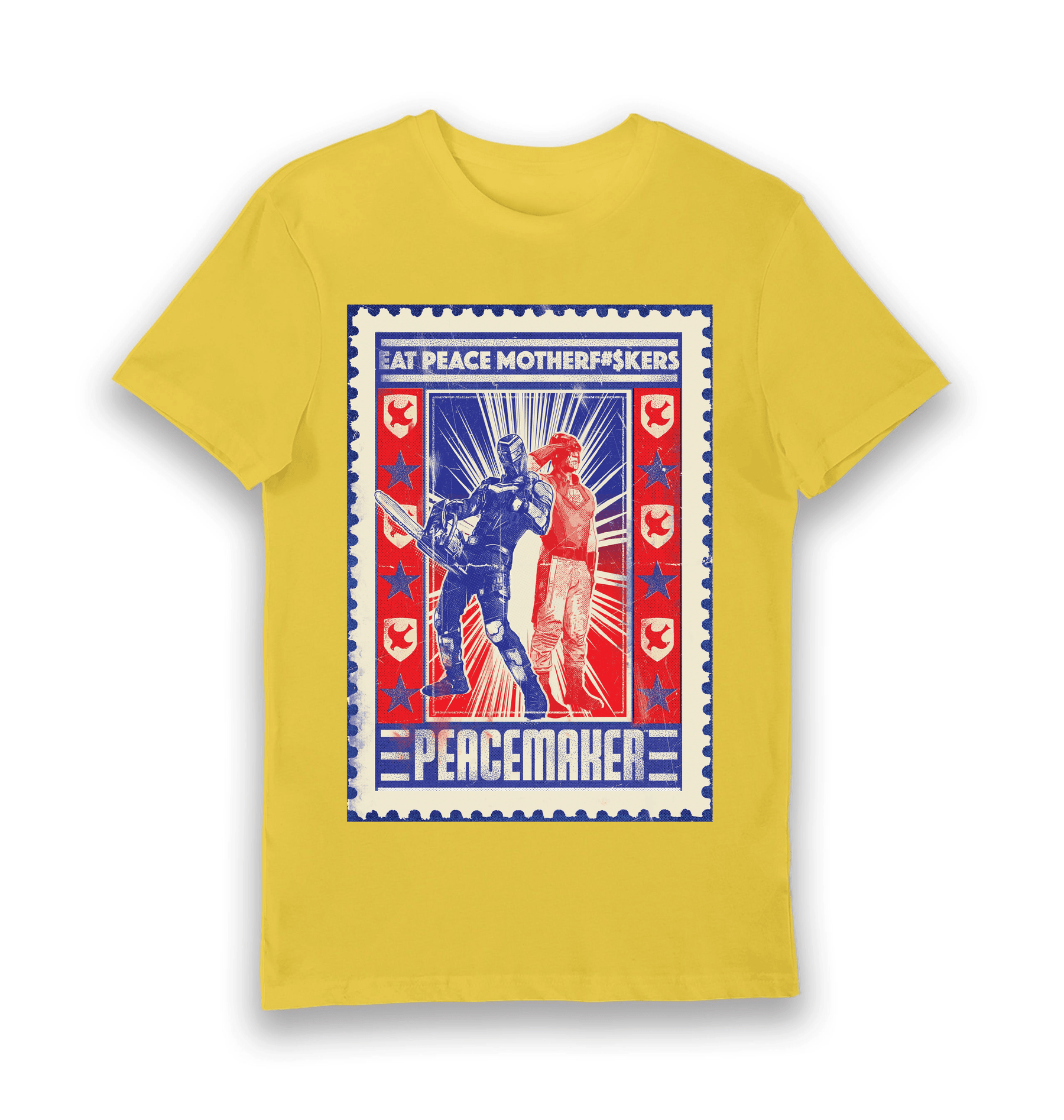Yellow Printed T-shirt Front