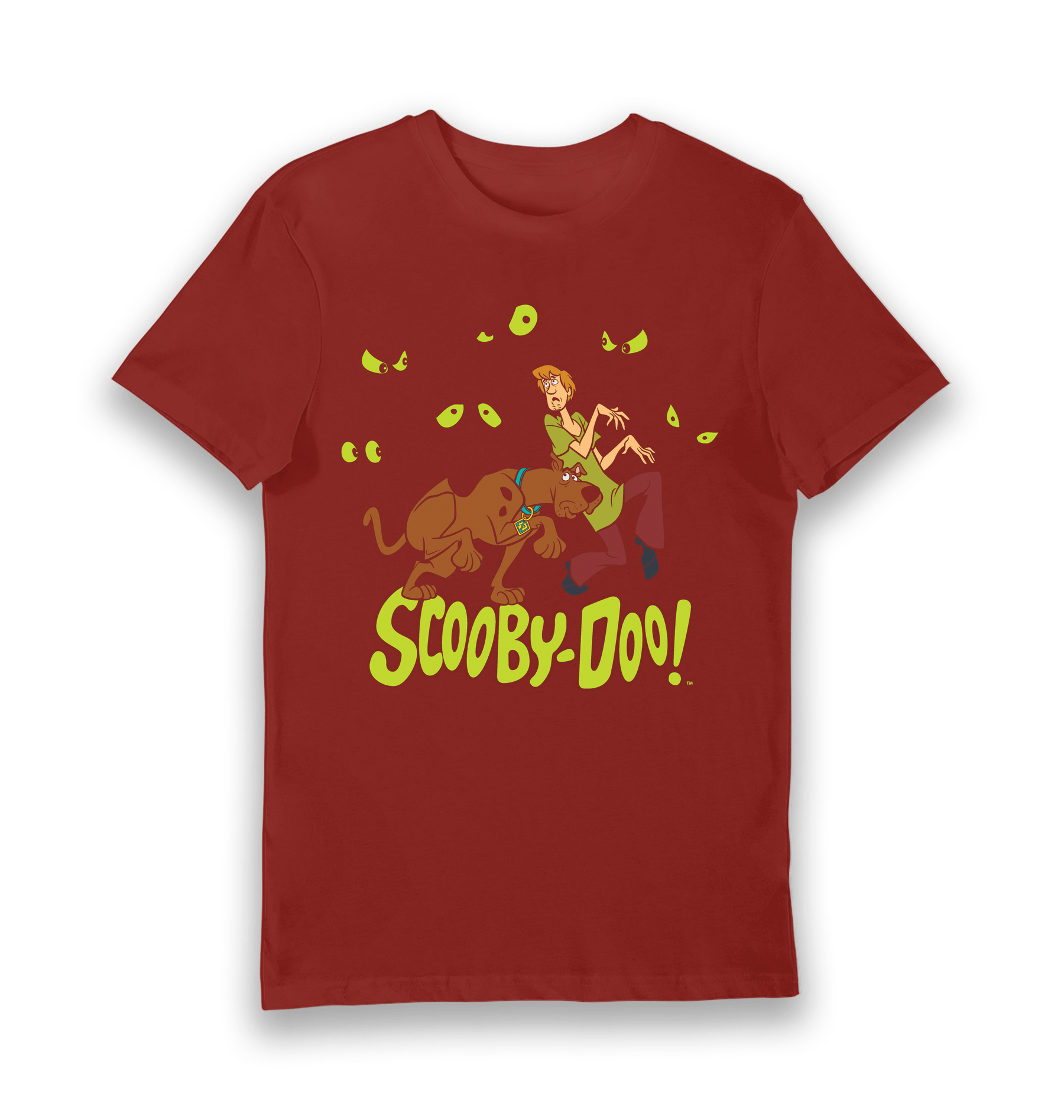 Brick Red Printed T-shirt Front