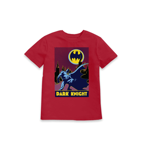 Red Printed Kids T-Shirt Front