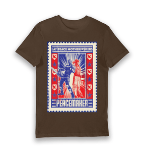 Brown Printed T-shirt Front