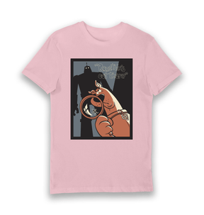 Pink Printed T-shirt Front