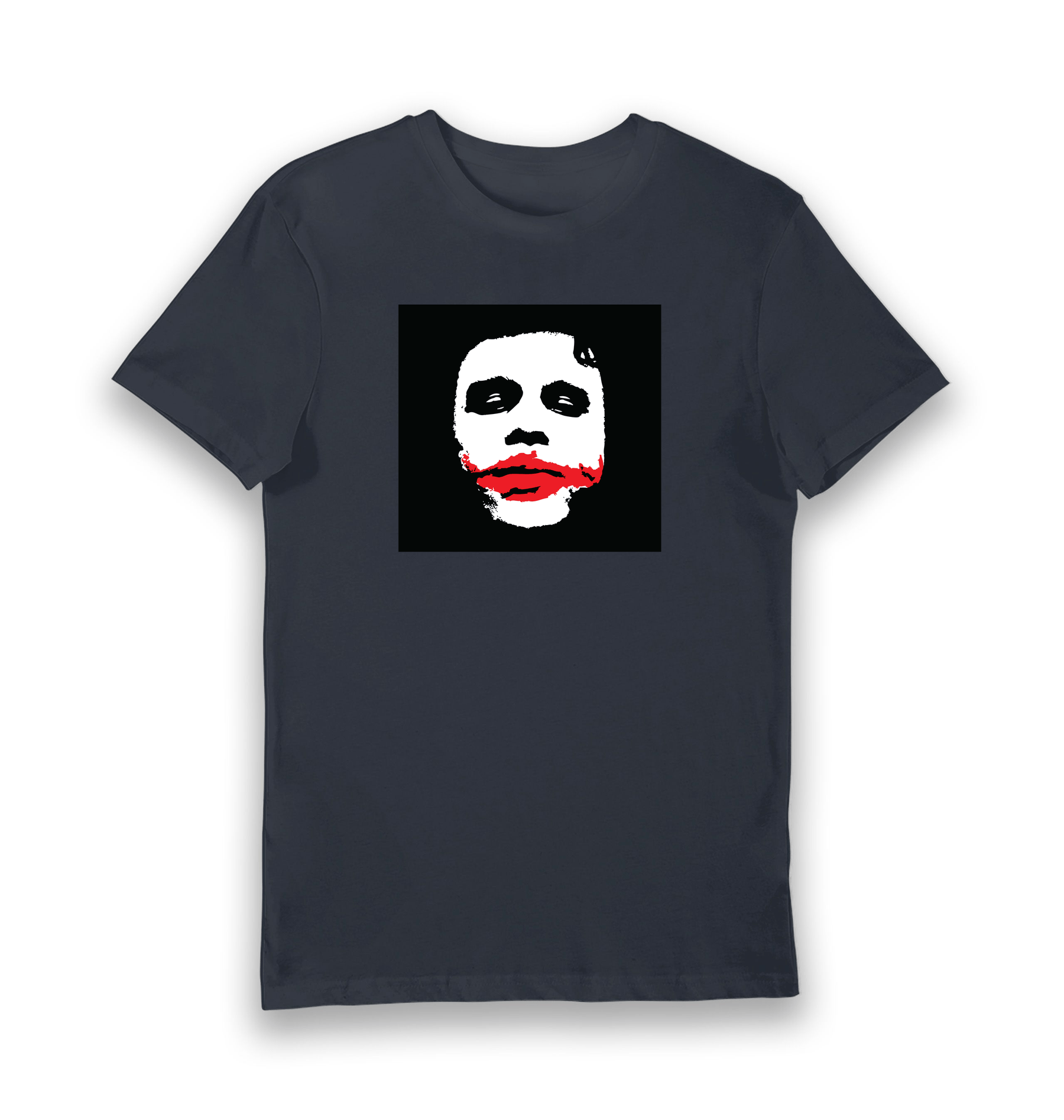 Navy Printed T-shirt Front