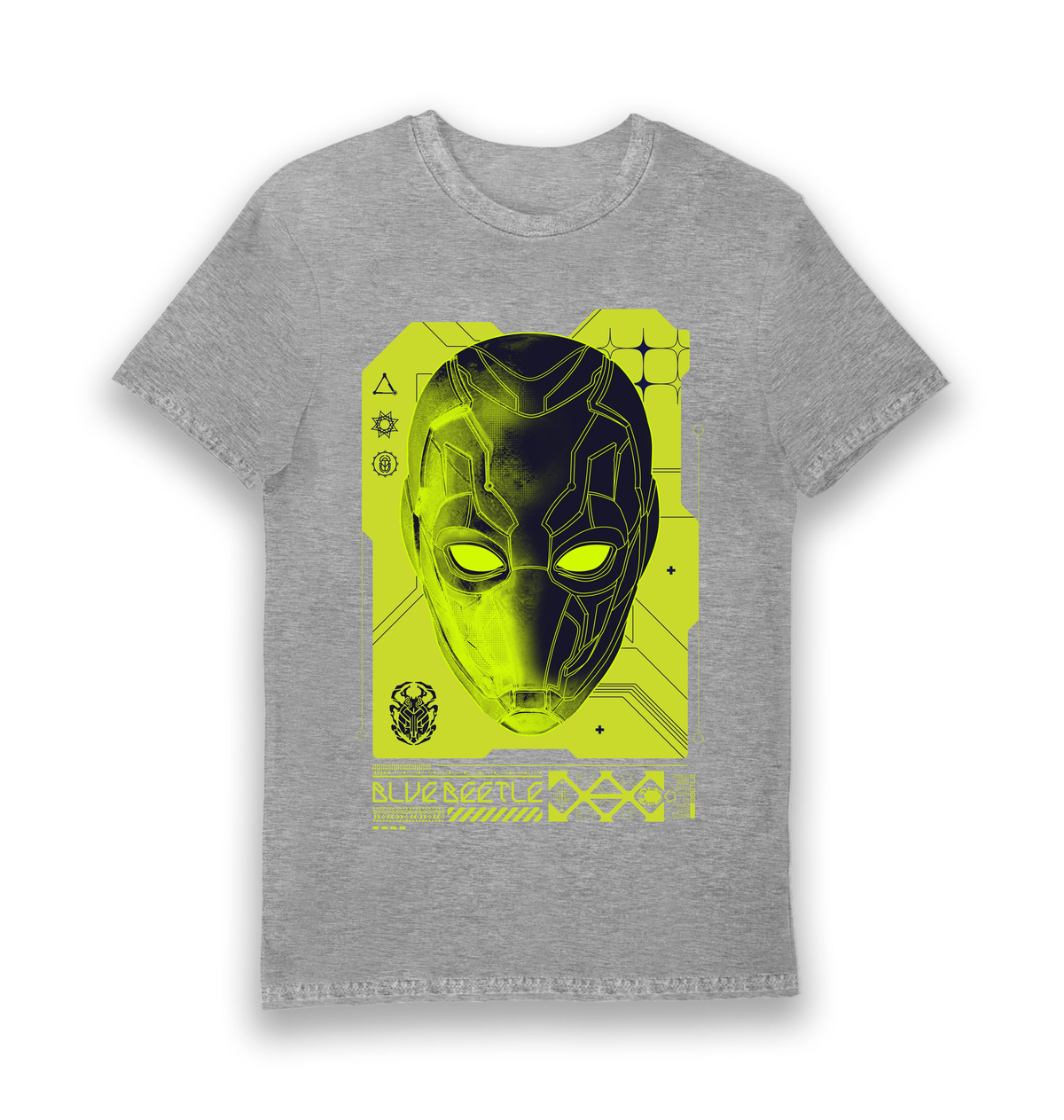 Sports Grey Printed T-shirt Front