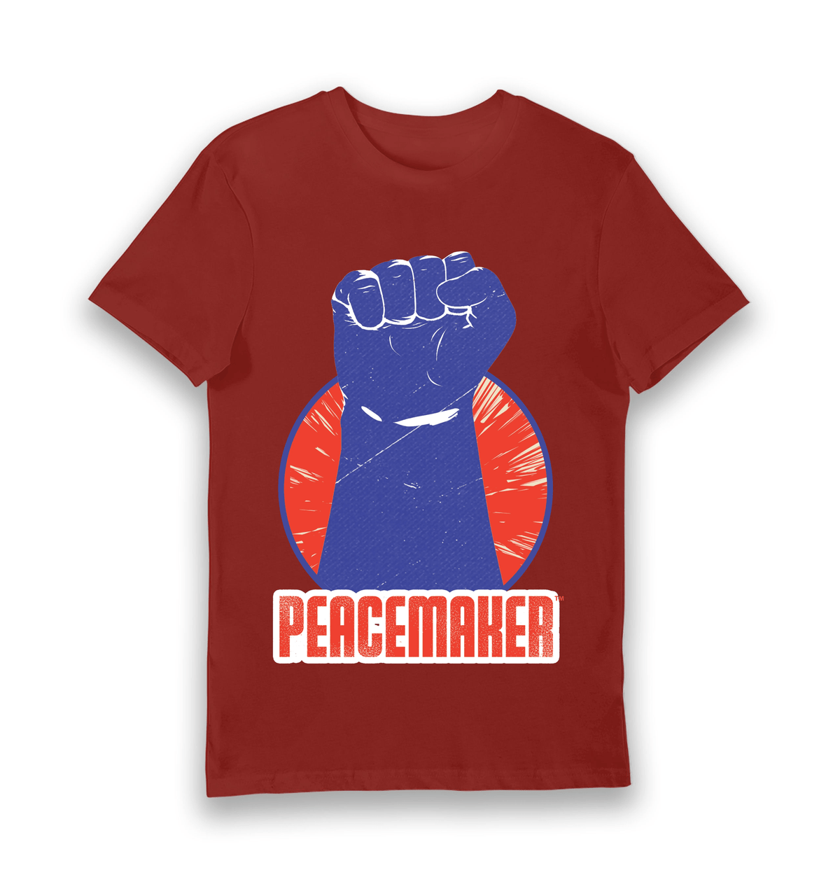 Brick Red Printed T-shirt Front