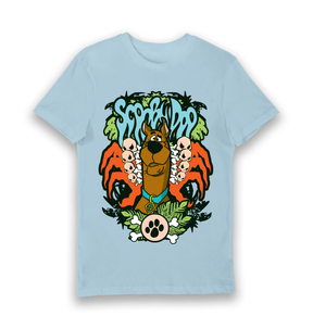 Light Blue Printed T-shirt Front