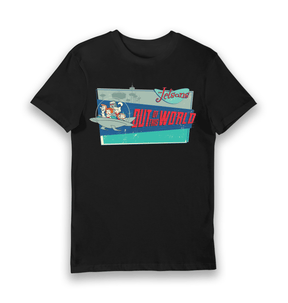 Black Printed T-shirt Front