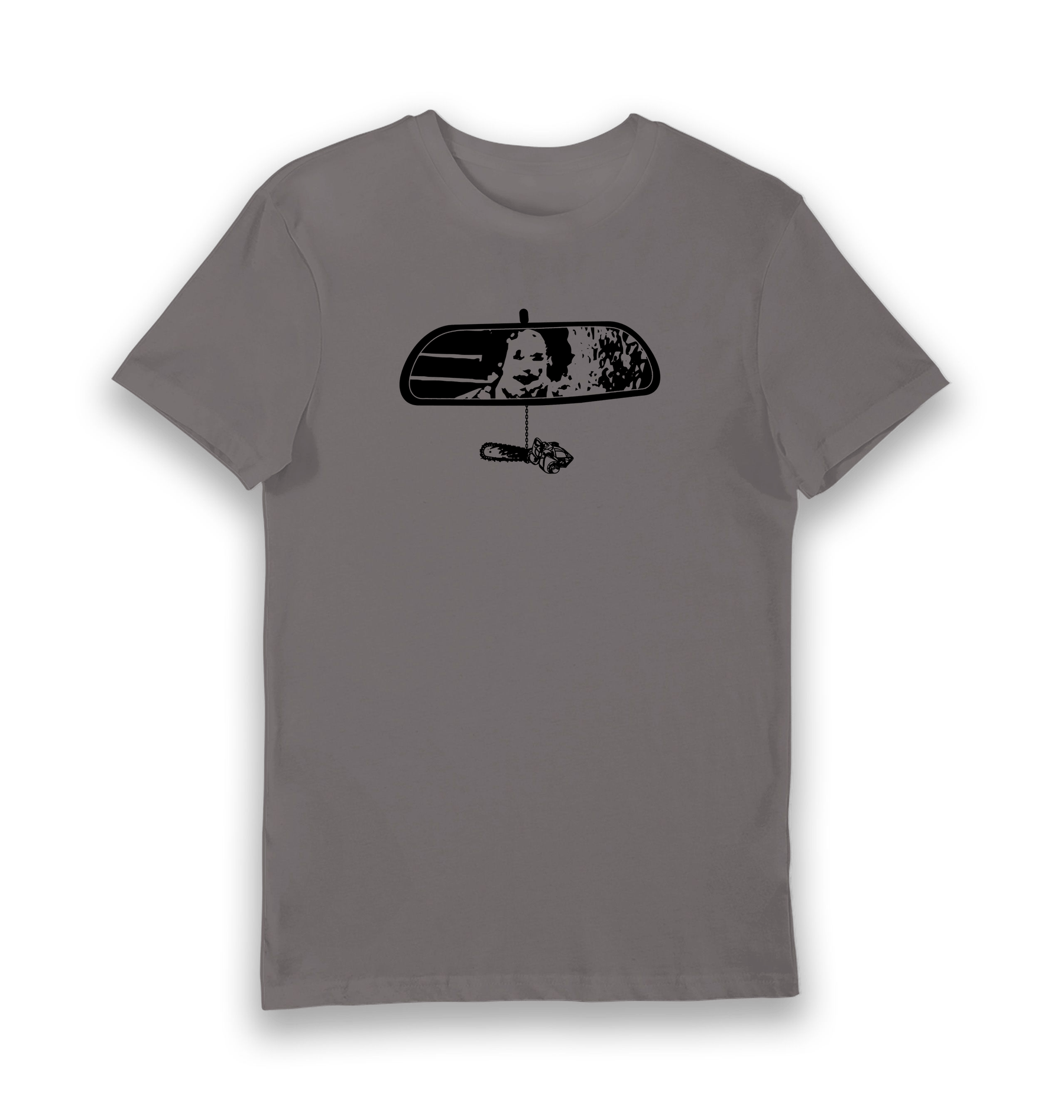 Charcoal Printed T-shirt Front