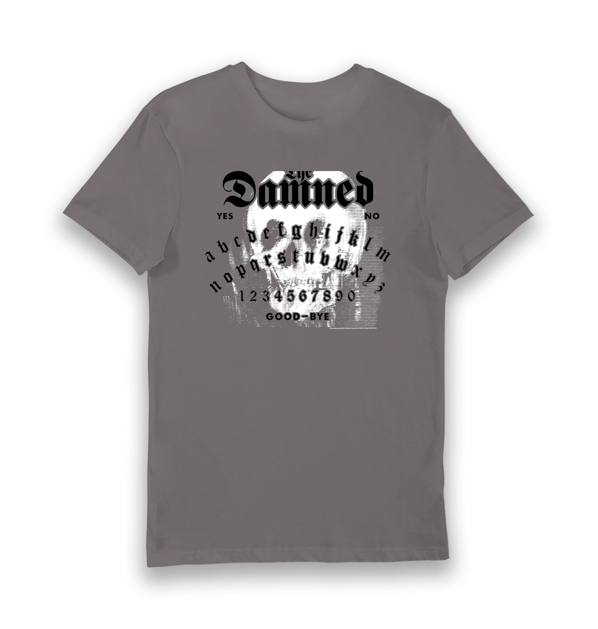 Charcoal Printed T-shirt Front