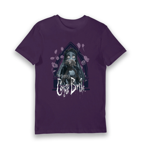 Purple Printed T-shirt Front