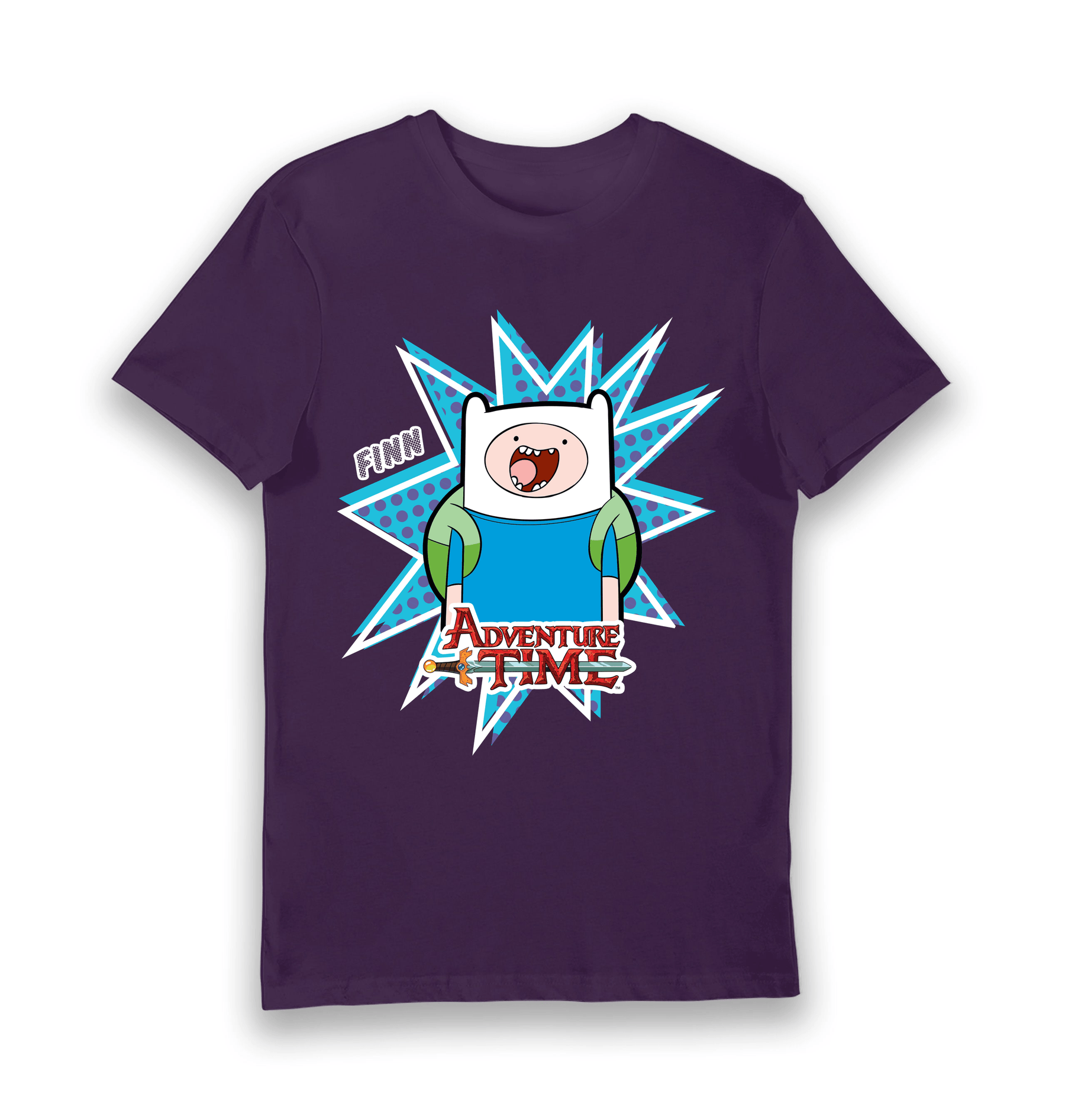 Purple Printed T-shirt Front
