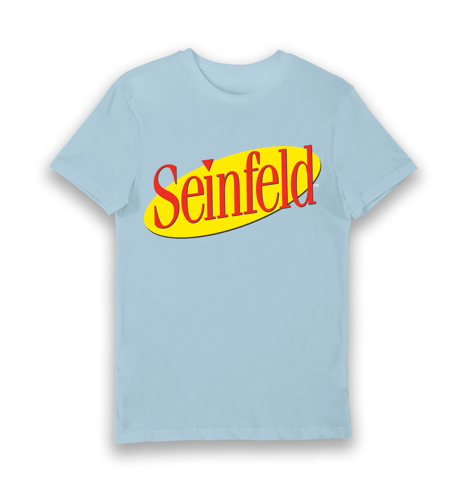 Light Blue Printed T-shirt Front