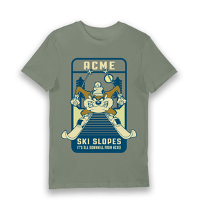 Khaki Printed T-shirt Front
