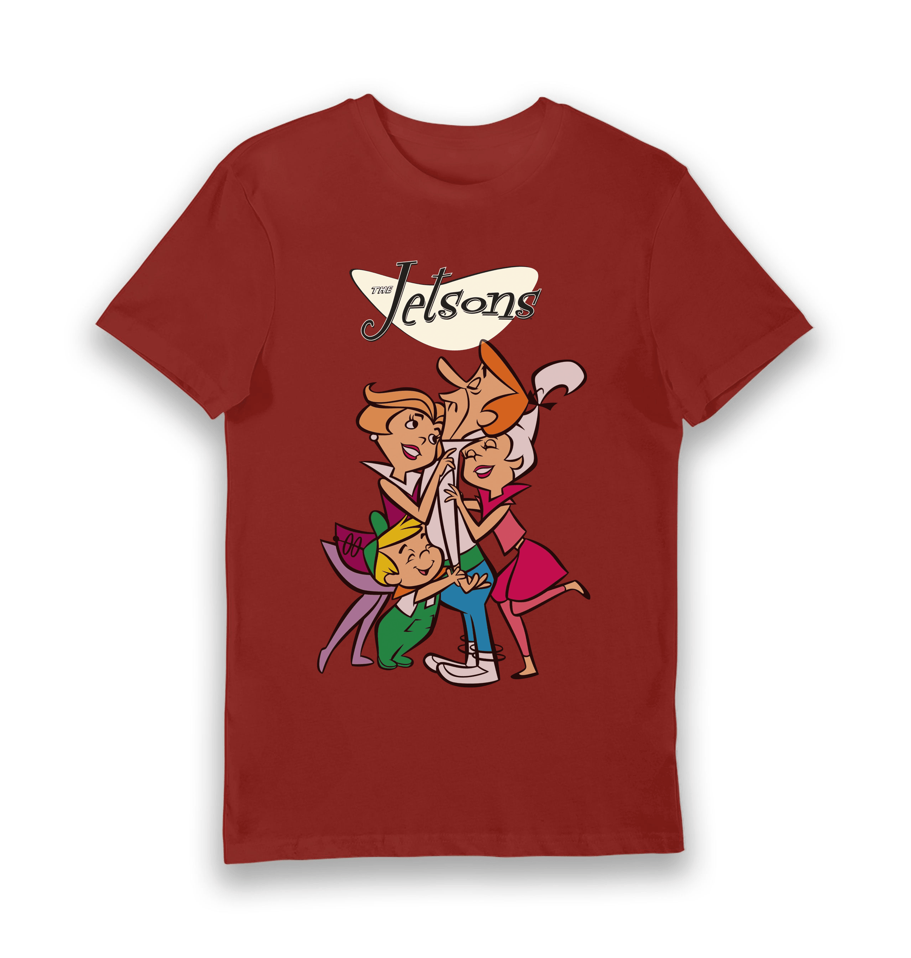Brick Red Printed T-shirt Front