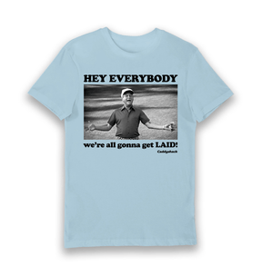 Light Blue Printed T-shirt Front