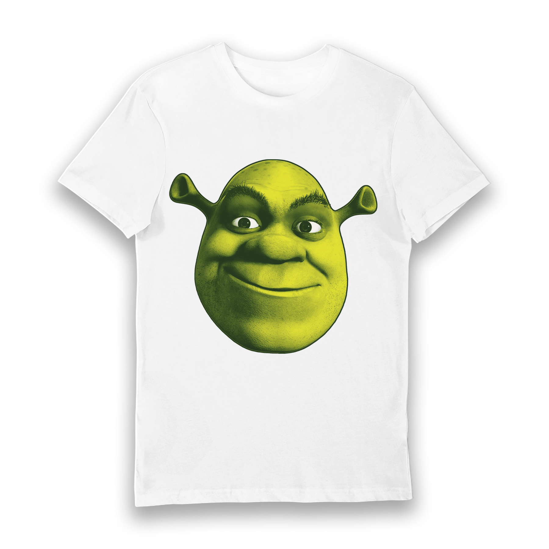 White Printed T-shirt Front