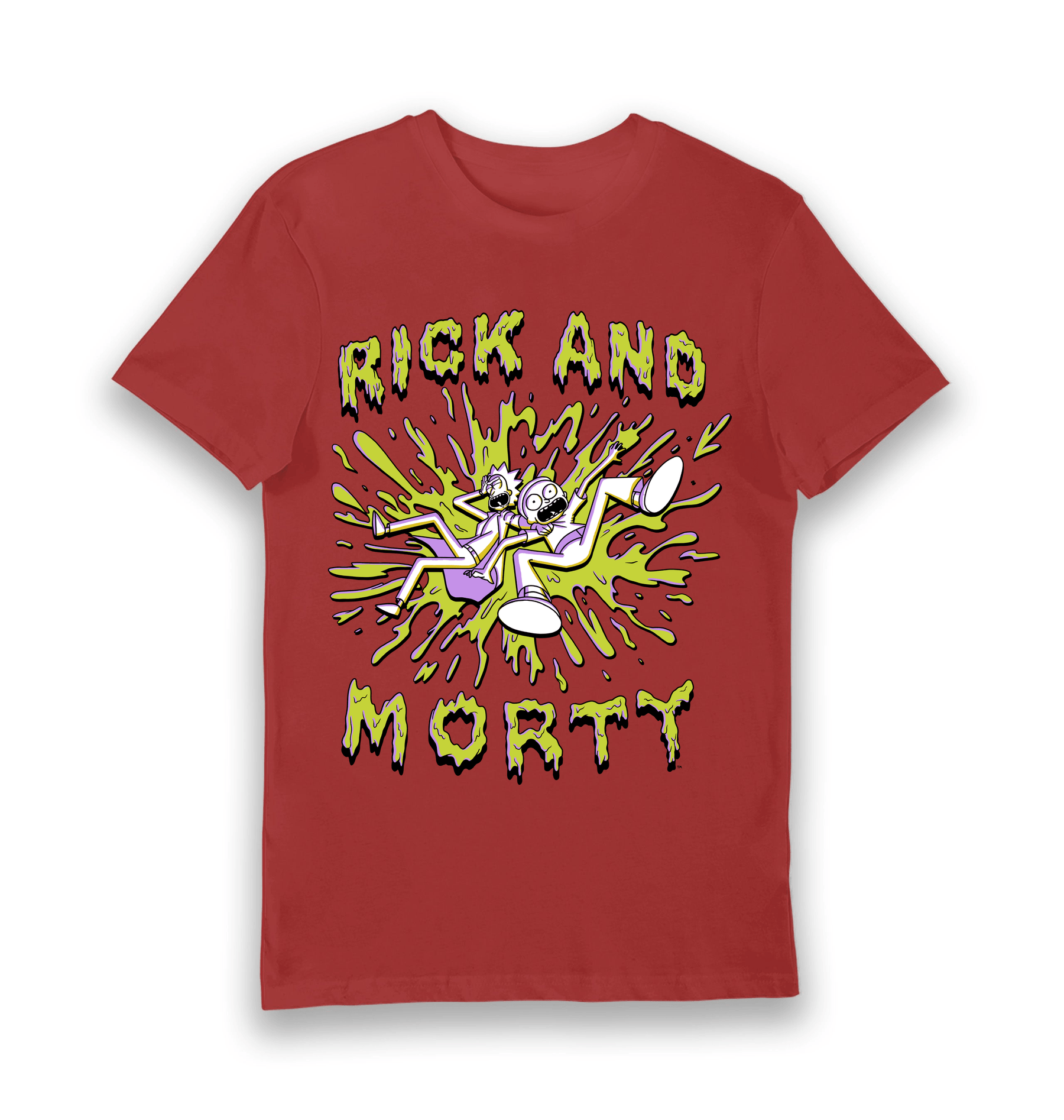 Red Printed T-shirt Front