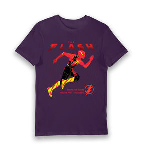 Purple Printed T-shirt Front